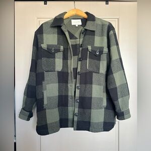 Oversized Lucky Brand Women’s Thick Flannel Jacket, Size Small